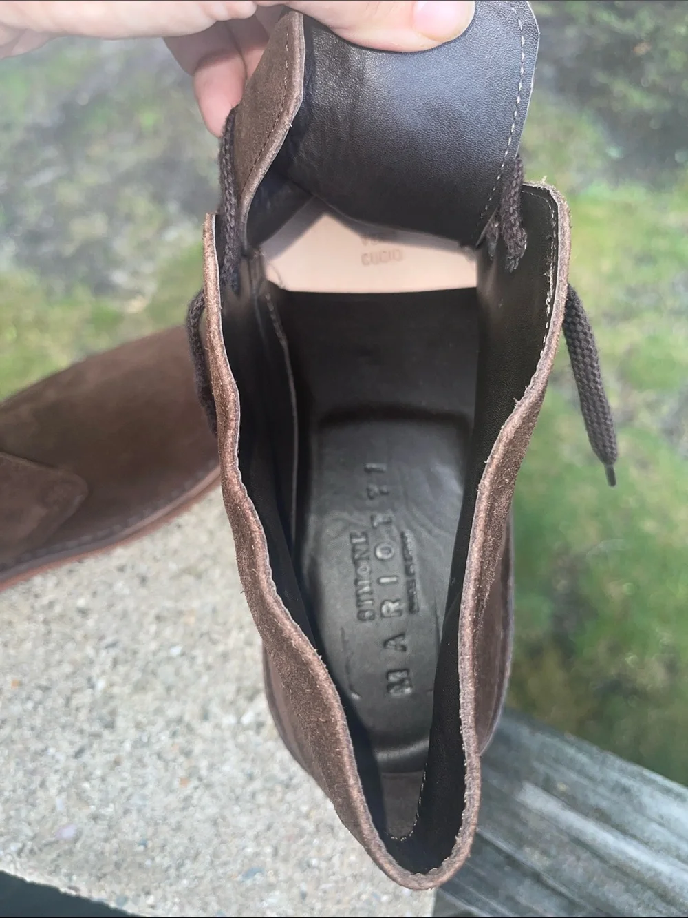 Men's Brown Suede ankle Boots - Sleek Lace-Up
